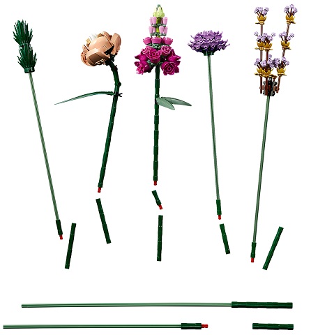 flowers bouquet lego