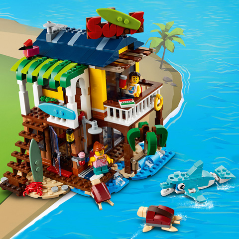 LEGO 31118 Surfer Beach House | 5702016889390 | BRICKshop - LEGO en ...