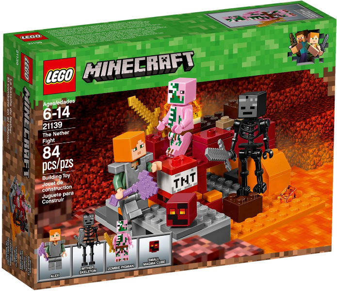 Lego The Nether Fight Lego Minecraft Lego Brickshop Lego En Duplo Specialist