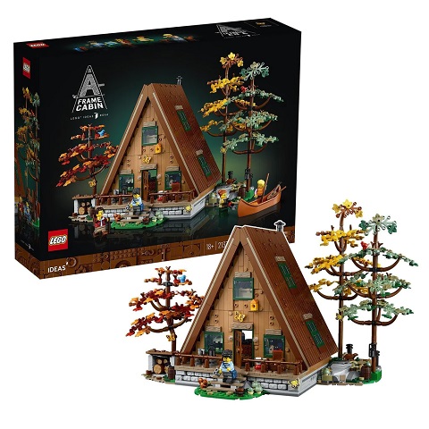 LEGO 21338 A-Frame Cabin | 5702017417448 | BRICKshop - LEGO en DUPLO ...