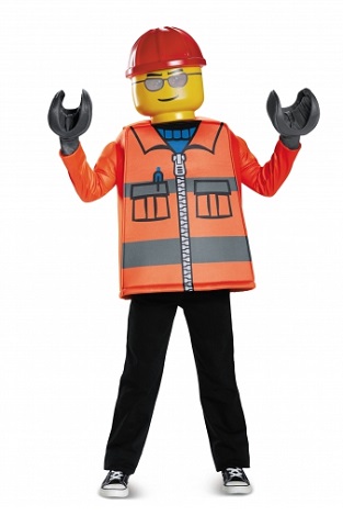 LEGO Costume Construction Worker (Size 122-134) | 039897184616 ...