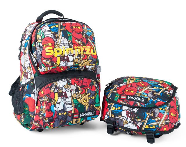 lego backpack ninjago minifigs