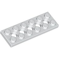 LEGO Plate 2x6 with Holes WHITE 100 pcs Plates LEGO Parts BRICKshop LEGO en DUPLO specialist