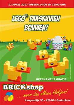 LEGO Paaskuiken bouwen!