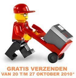GRATIS verzenden tijdens LEGOworld