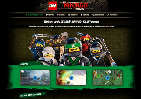 MiniWebsite NinjagoTheMovie